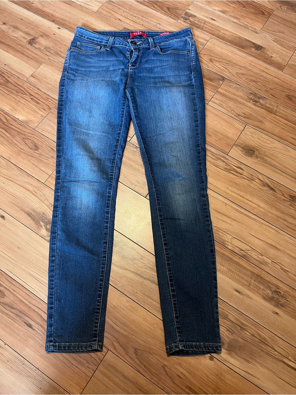 Guess Women's Medium Blue Skinny Jeans